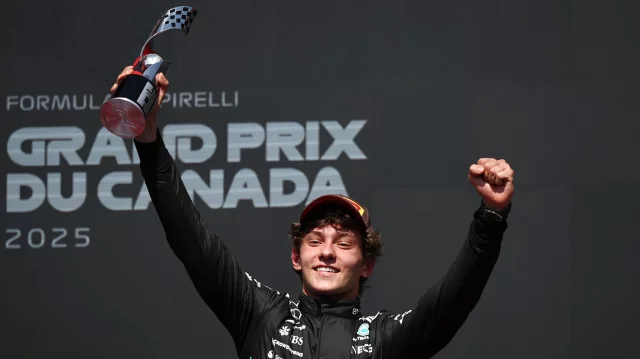 Kimy Antonelli Podium